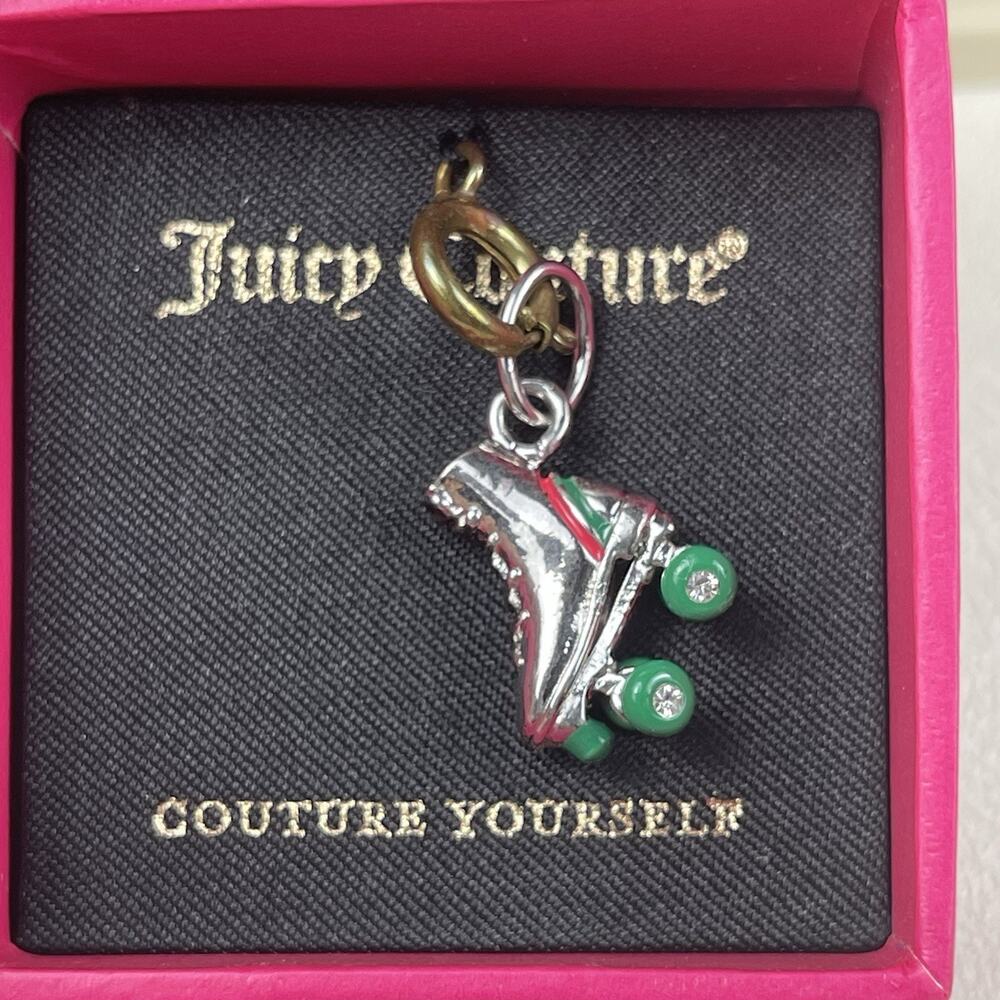 Juicy Couture Roller Skate Charm YJRU5701 Retired NWT w/ Box Rare